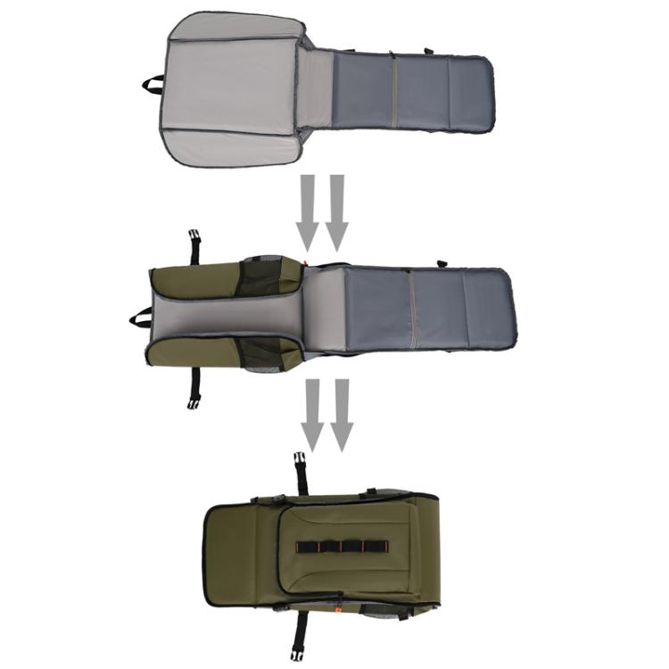Outdoor Large Capacity Waterproof Camera Bag Detachable Portable DSLR Backpack - Olive Green