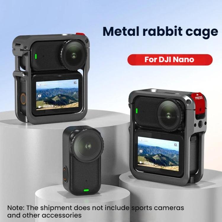 For DJI Osmo Nano Flymile Metal Cage Camera Extension Protective Frame - ON003