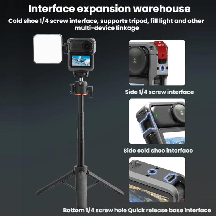 For DJI Osmo Nano Flymile Metal Cage Camera Extension Protective Frame - ON003