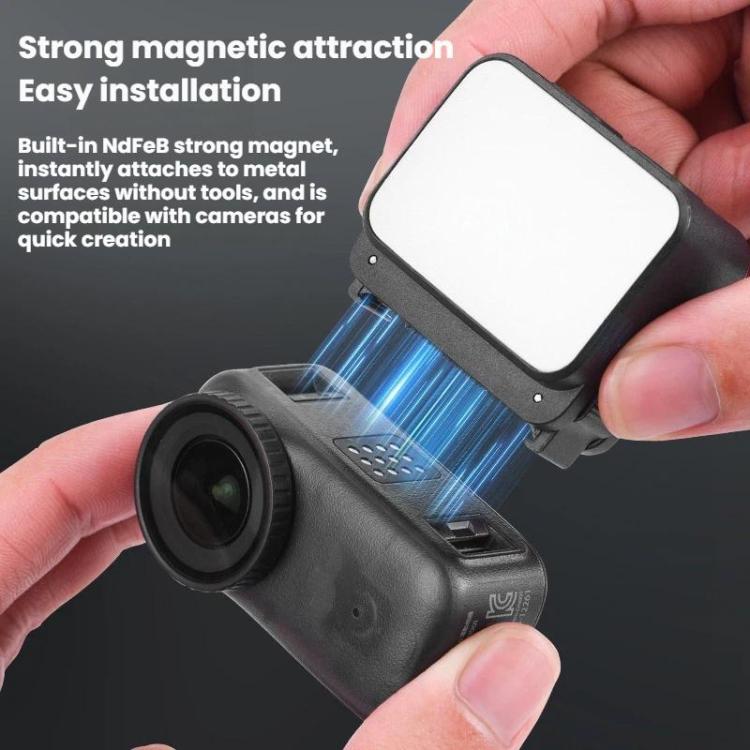 For DJI Osmo Nano Flymile Handheld Selfie Photography Fill Light - Black