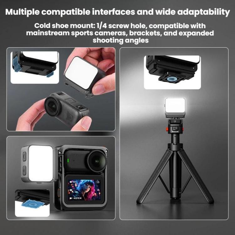 For DJI Osmo Nano Flymile Handheld Selfie Photography Fill Light - Black