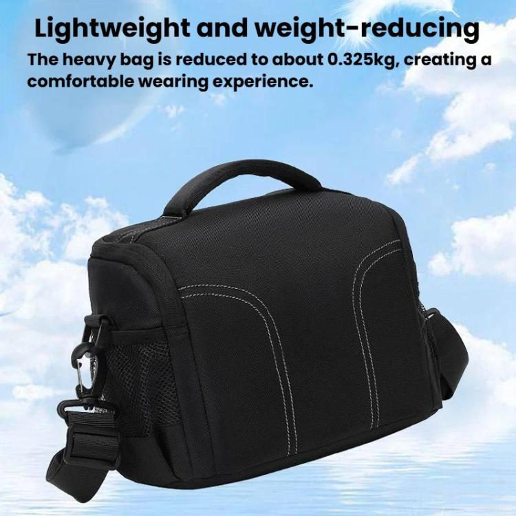 Handheld Portable Camera Bag DSLR Camera Crossbody Bag - Black