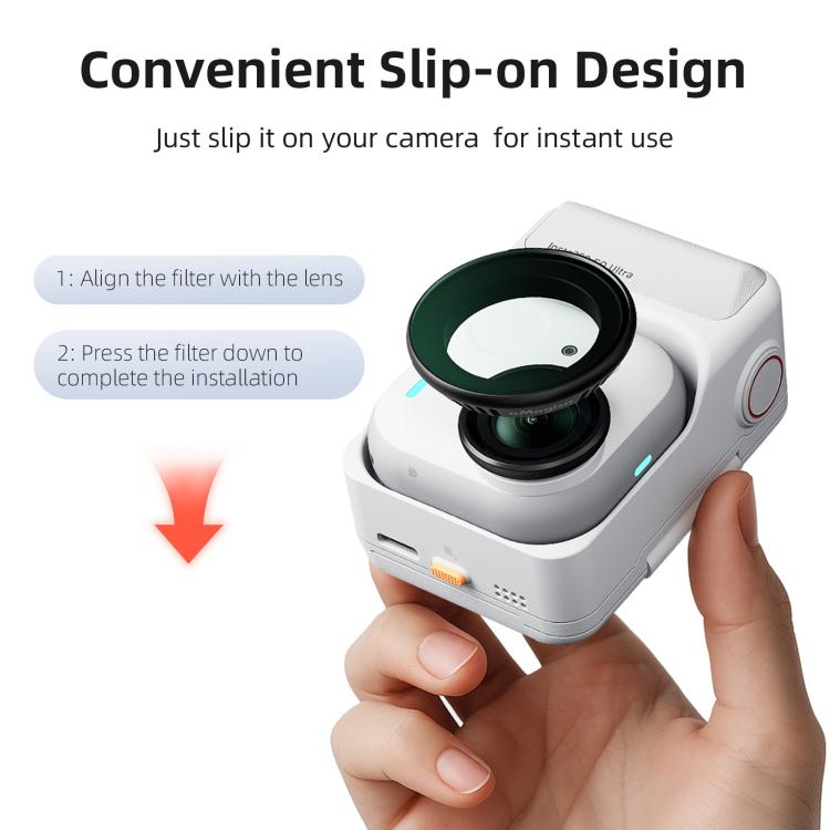 For Insta360 GO Ultra aMagisn Quick-Release Lens Filters Camera Accessories, Spec: CPL