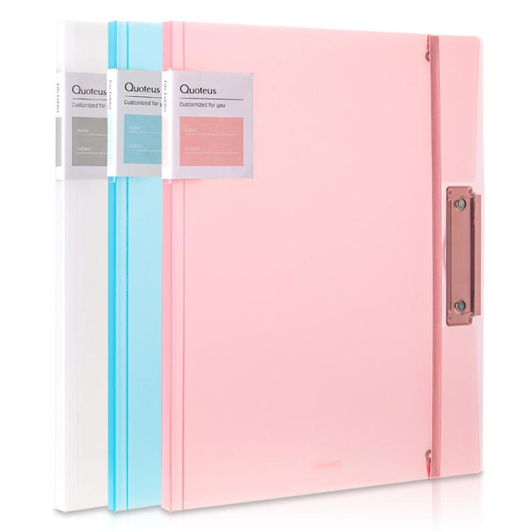 Deli 72551 Test Paper Classification Folder A3 File Folder File Flat Clip - Color Random Delivery