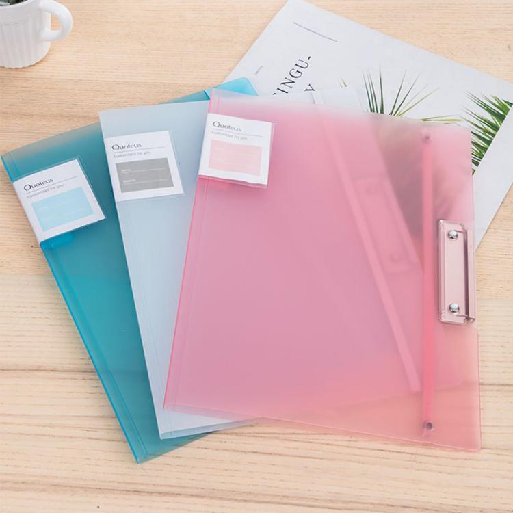 Deli 72551 Test Paper Classification Folder A3 File Folder File Flat Clip - Color Random Delivery