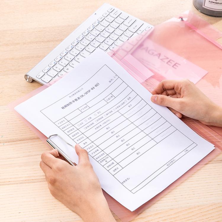 Deli 72551 Test Paper Classification Folder A3 File Folder File Flat Clip - Color Random Delivery