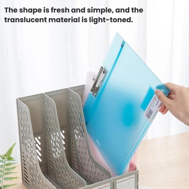 Deli 72551 Test Paper Classification Folder A3 File Folder File Flat Clip - Color Random Delivery