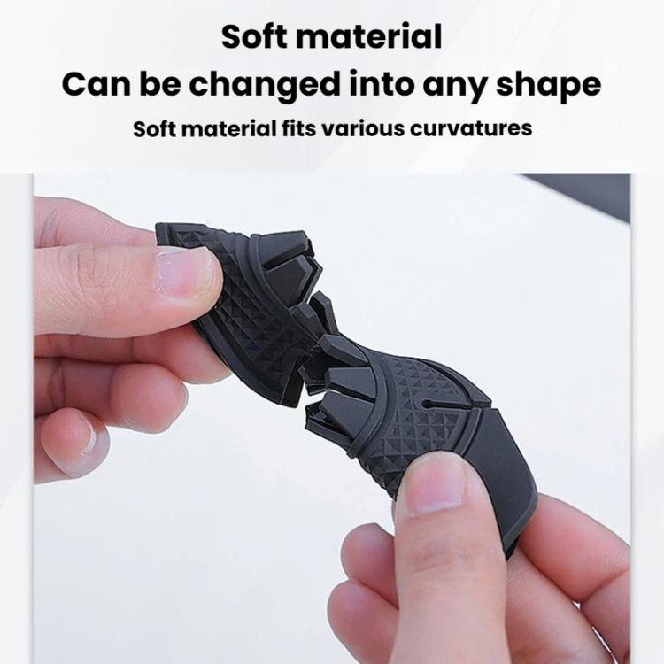 10pcs Car Wiper Hole Protective Cover Wiper Dust-Proof Leak-Proof Plug Protective Silicone Pad - Black