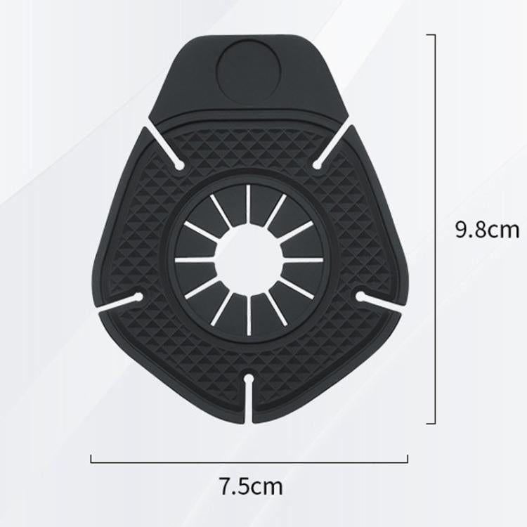 10pcs Car Wiper Hole Protective Cover Wiper Dust-Proof Leak-Proof Plug Protective Silicone Pad - Black