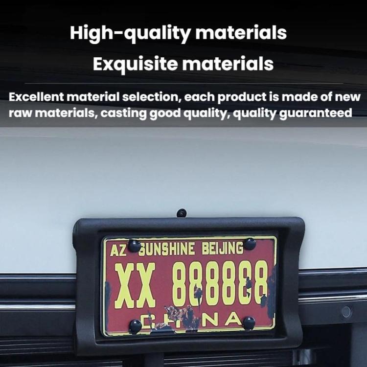 Car License Plate Frame Plate Holder Anti-Collision License Plate Frame, Spec: US