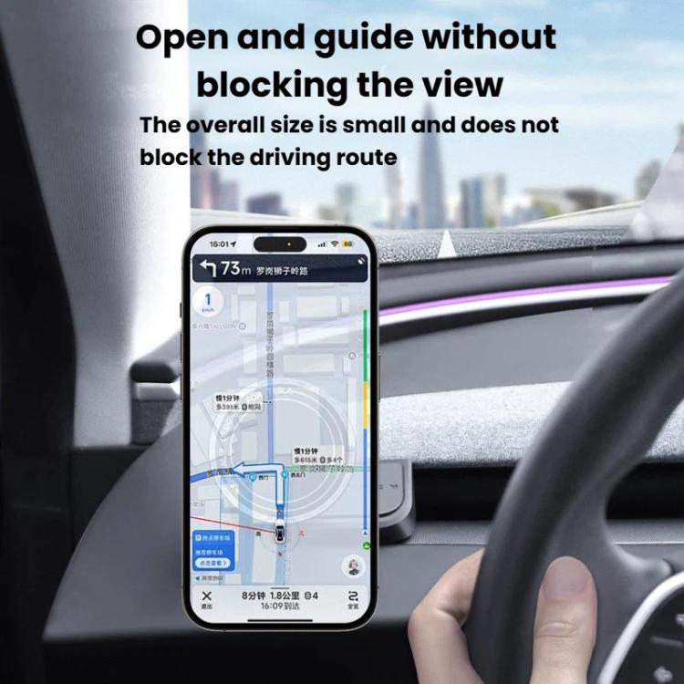 For Tesla 2025+ MODEL Y JUNIPER 2024+ Model 3 Highland Phone Holder Dashboard Phone Holder Base, Spec: Base Grey