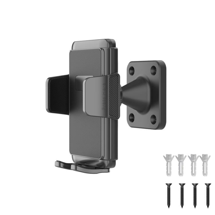 Wall-Mounted Universal Phone Stand For Kitchen Living Room Bedroom - Black