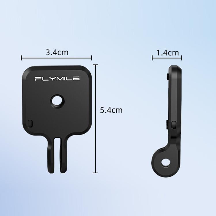 For Insta360 Go Ultra Flymile Magnetic Quick-release Expansion Bracket - Black