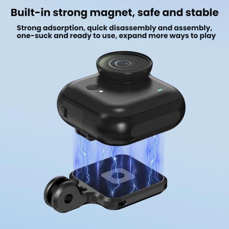 For Insta360 Go Ultra Flymile Magnetic Quick-release Expansion Bracket - Black