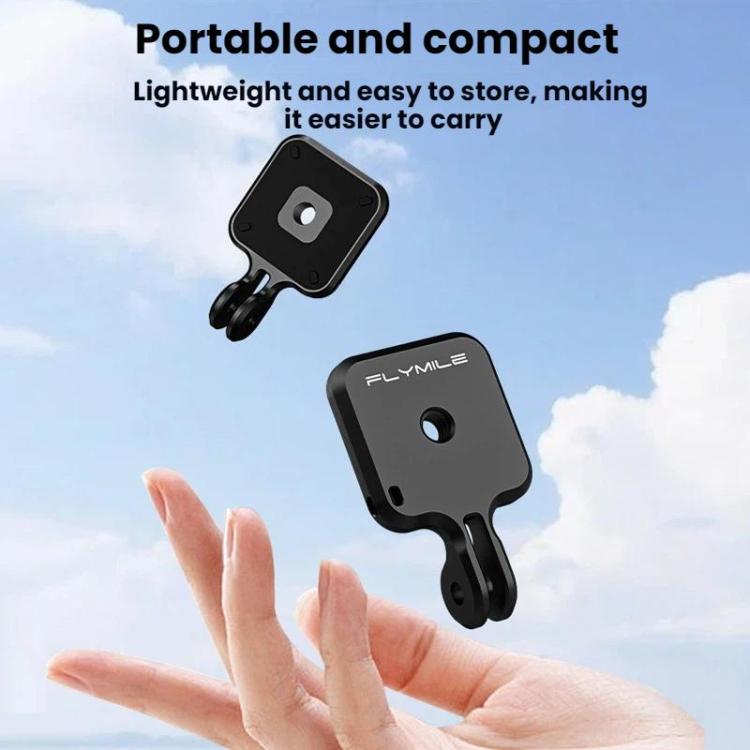 For Insta360 Go Ultra Flymile Magnetic Quick-release Expansion Bracket - Black