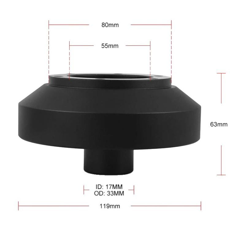 SRK-141H For Nissan / Infiniti Car Modification Steering Wheel Hub Steering Wheel Connector - Black