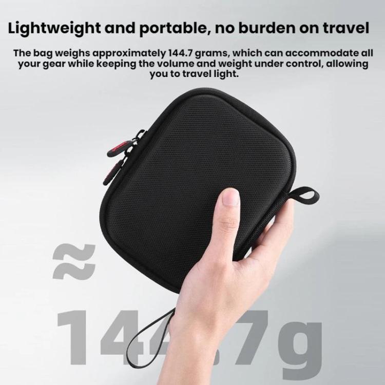 For Insta360 Go Ultra BRDRC Portable Accessory Storage Bag - Black