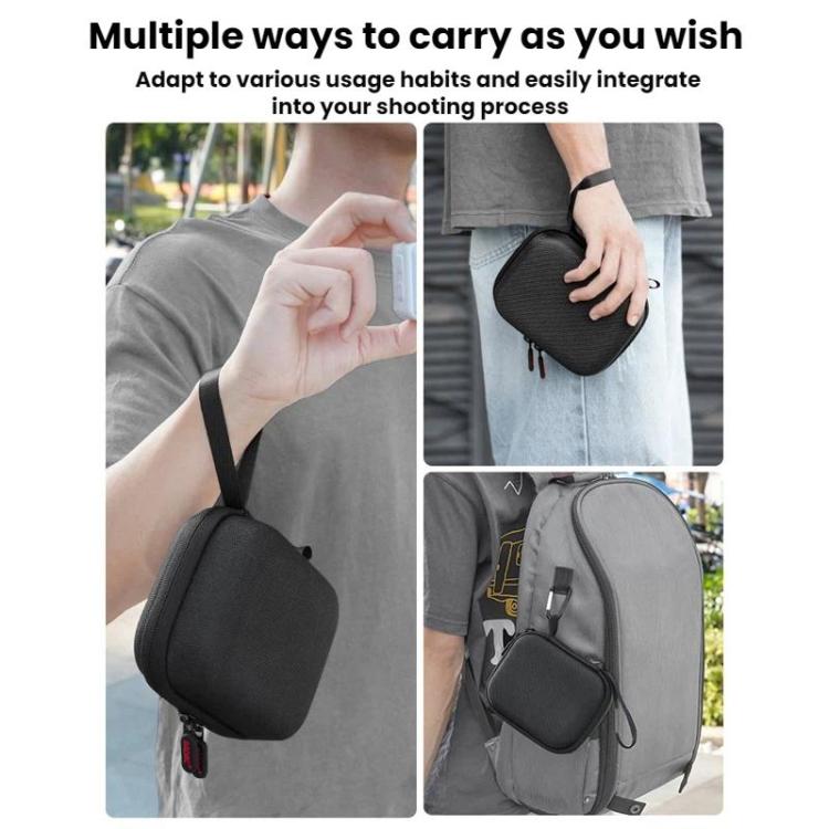 For Insta360 Go Ultra BRDRC Portable Accessory Storage Bag - Black