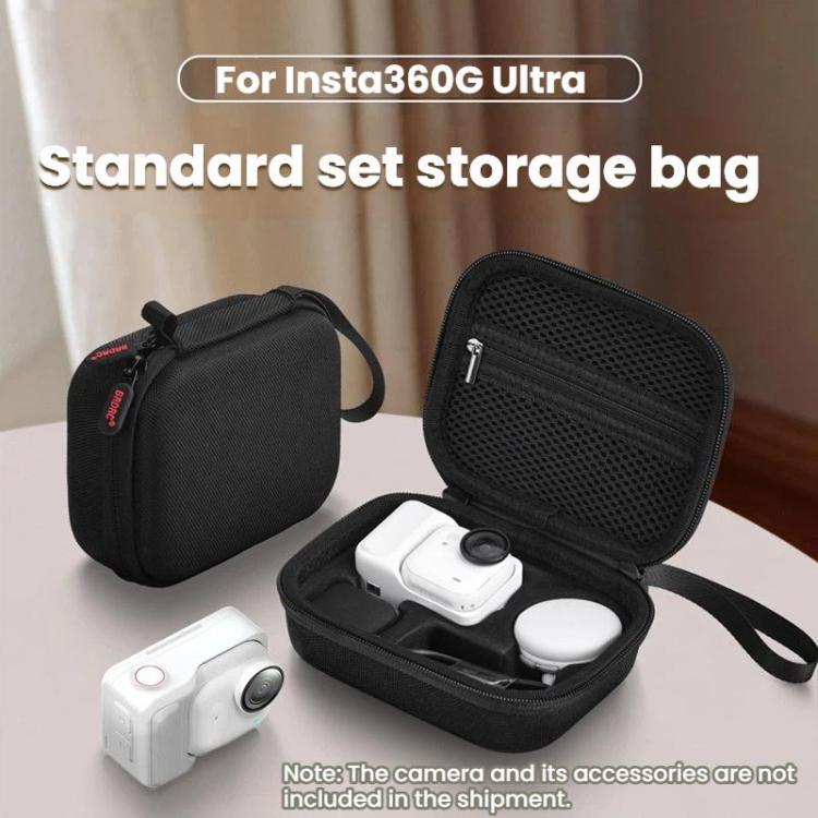For Insta360 Go Ultra BRDRC Portable Accessory Storage Bag - Black