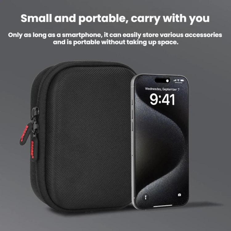 For DJI Osmo Nano BRDRC Action Camera Accessories Portable Storage Bag - Black