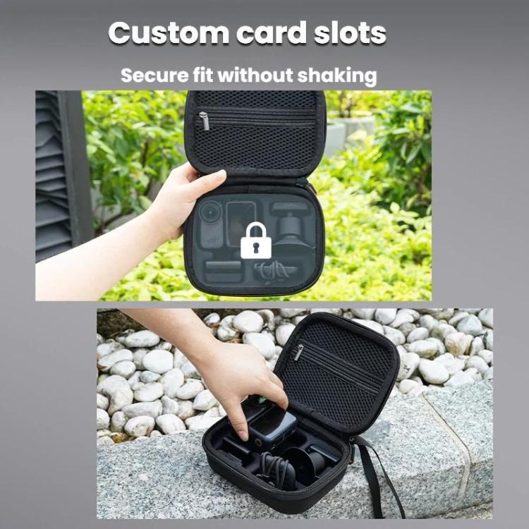 For DJI Osmo Nano BRDRC Action Camera Accessories Portable Storage Bag - Black
