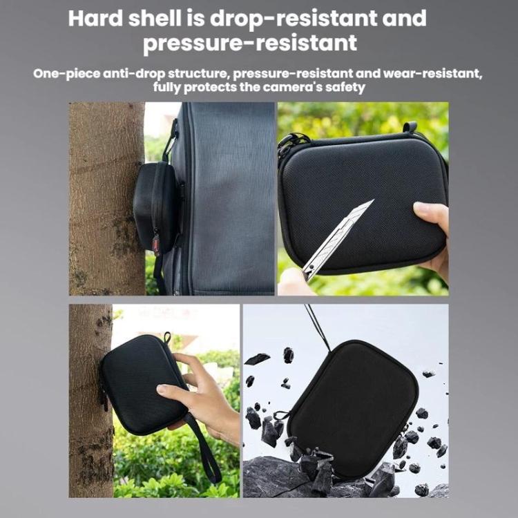 For DJI Osmo Nano BRDRC Action Camera Accessories Portable Storage Bag - Black