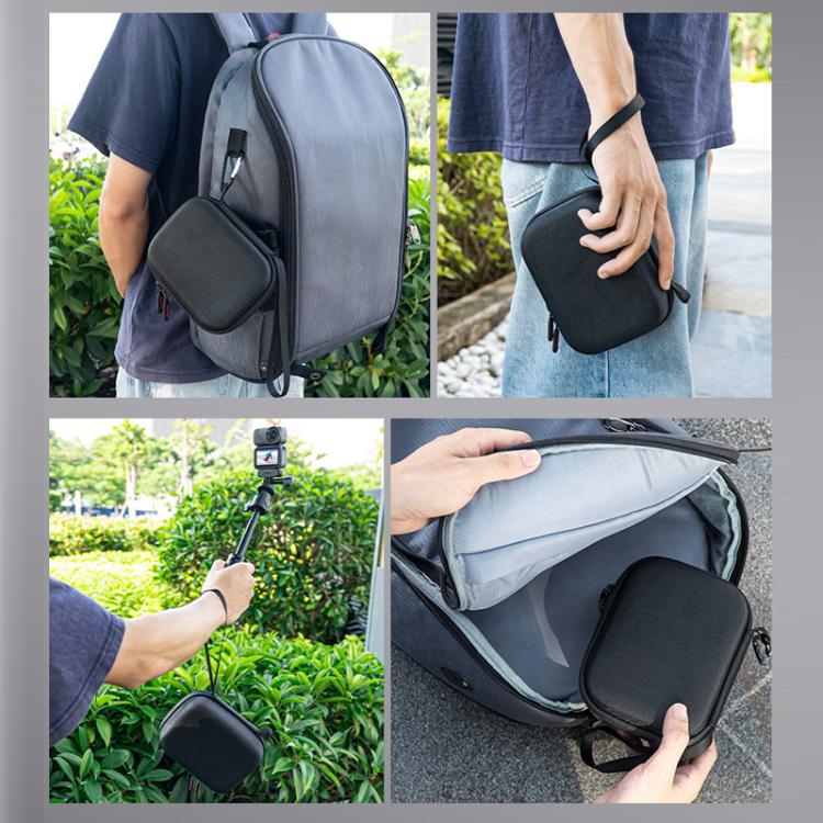 For DJI Osmo Nano BRDRC Action Camera Accessories Portable Storage Bag - Black