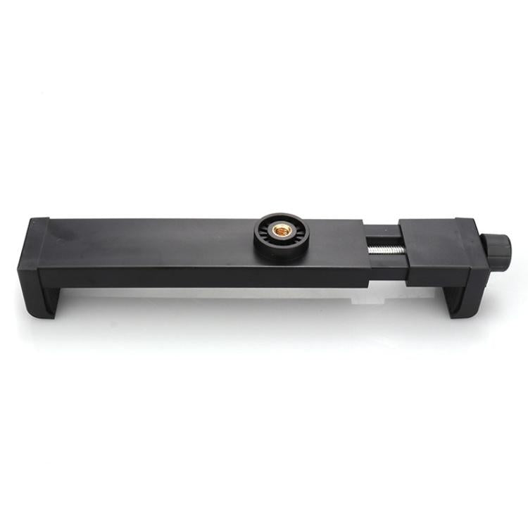 Large Dual 1/4 Screw Hole Knob Tablet Phone Clip Metal Screw Clip, Support 6.3-9.4 Inch Tablet