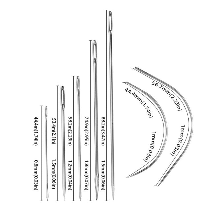 10sets Multipurpose DIY Leather Large Hole Needle Hand Sewing Kit - 7 in 1