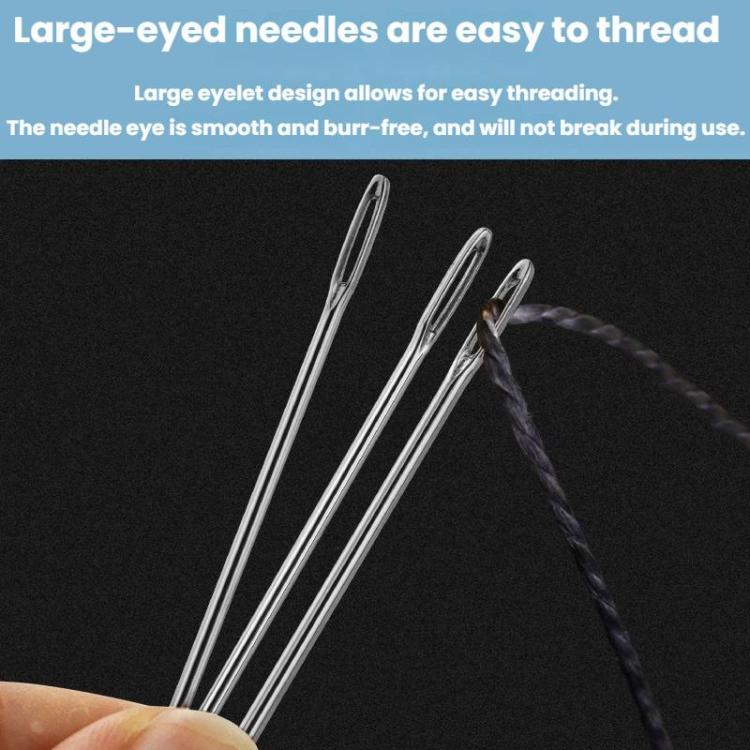 10sets Multipurpose DIY Leather Large Hole Needle Hand Sewing Kit - 7 in 1