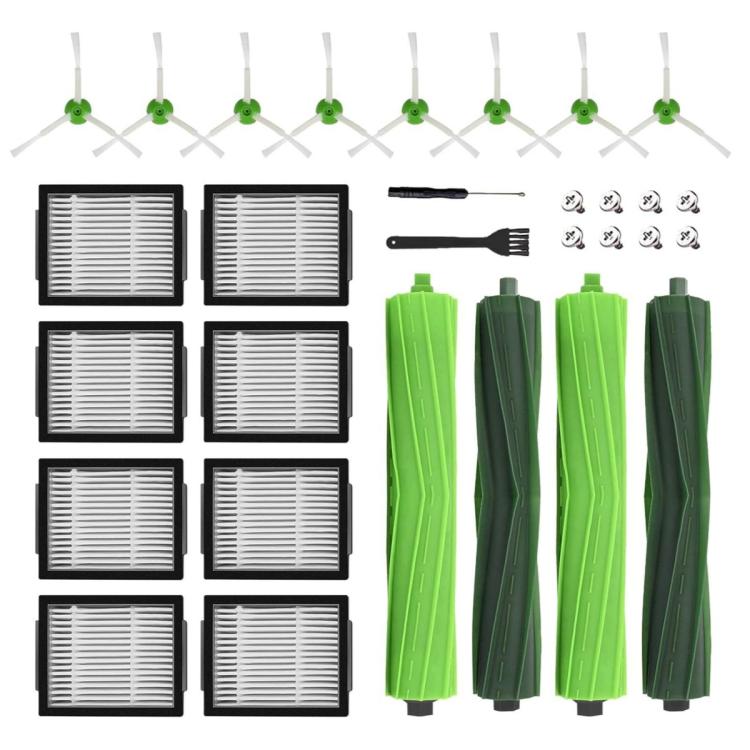 30pcs /Set Replacement Kit For iRobot Roomba i7 / i7+ / i3 / i4 / i5 / E5 Series Robot Vacuum - 2+8+8