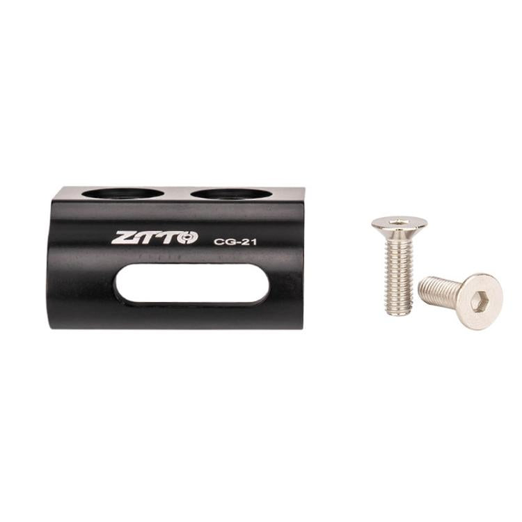 ZTTO Road Bike Front Derailleur Bracket Front Derailleur Hanger Mounting Clip, Spec: CG21 Black