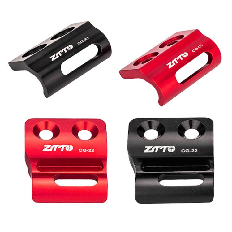 ZTTO Road Bike Front Derailleur Bracket Front Derailleur Hanger Mounting Clip, Spec: CG21 Black