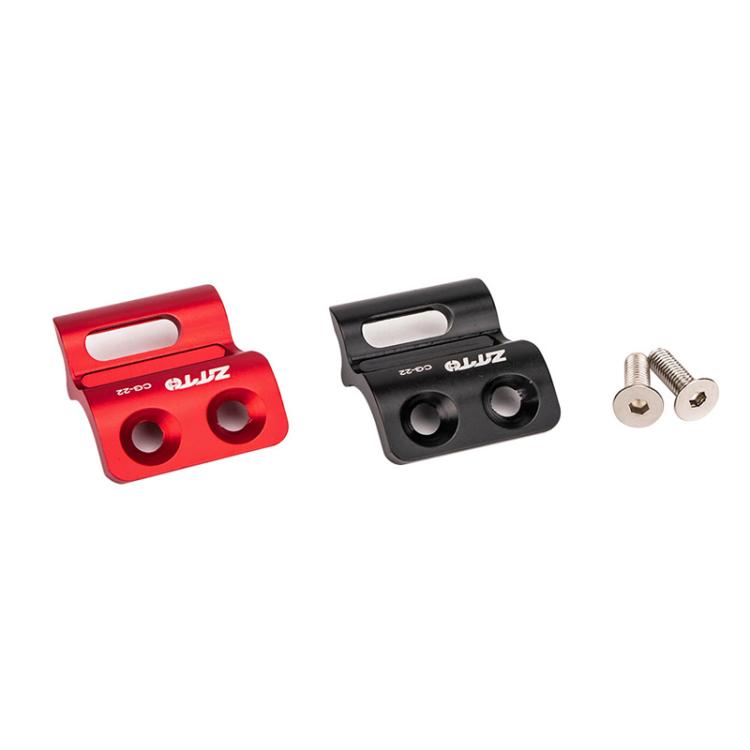 ZTTO Road Bike Front Derailleur Bracket Front Derailleur Hanger Mounting Clip, Spec: CG21 Black