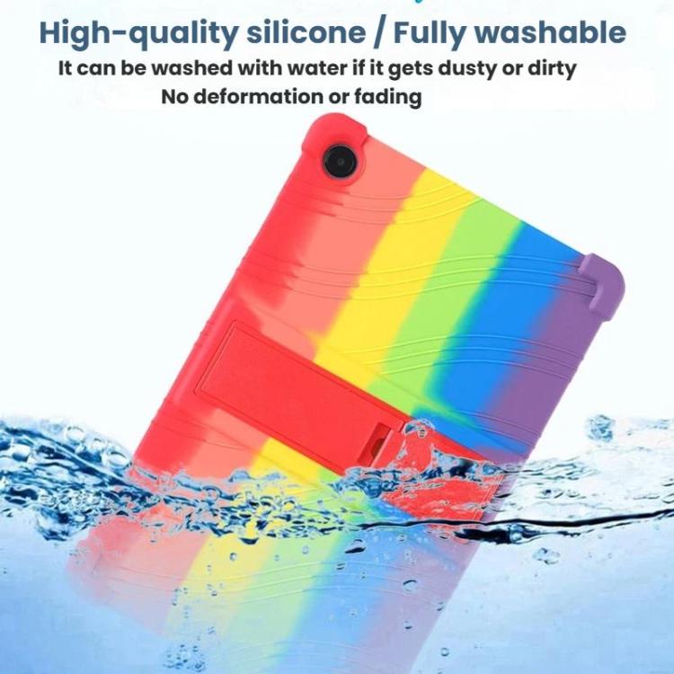 For Samsung Galaxy Tab A11+ / A9+ Shockproof Silicone Tablet Protective Case With Holder