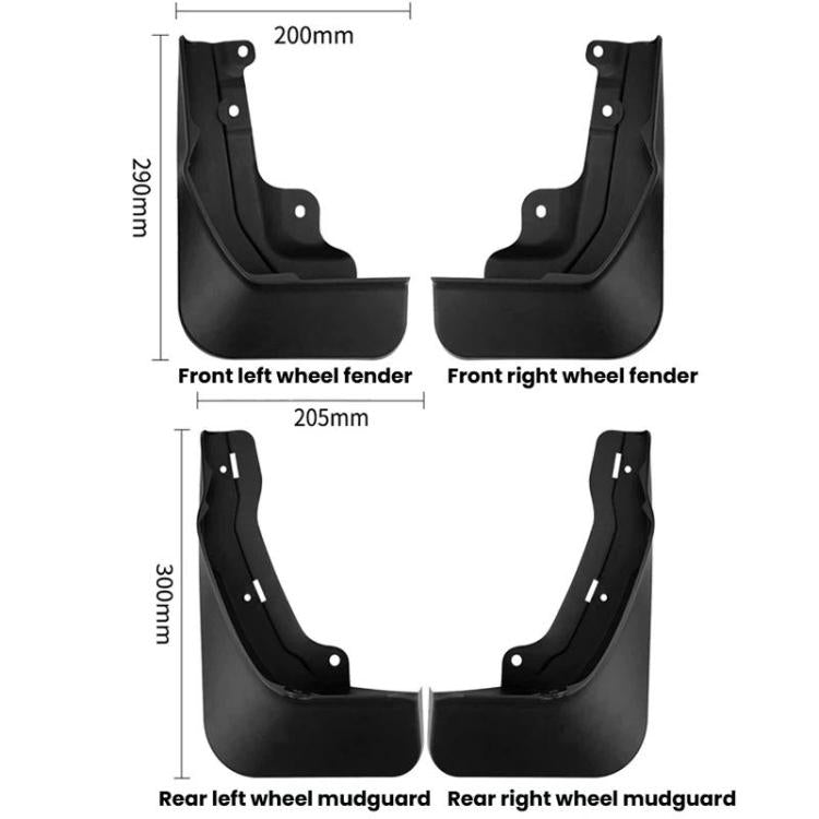 For Honda CR-V 2023-2025 4pcs Car Tire Mudguard