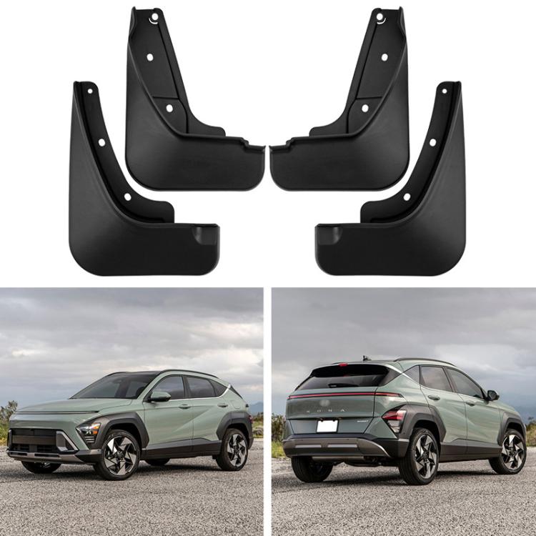 For Hyundai Kona 2023-2025 4pcs Car Tire Mudguard