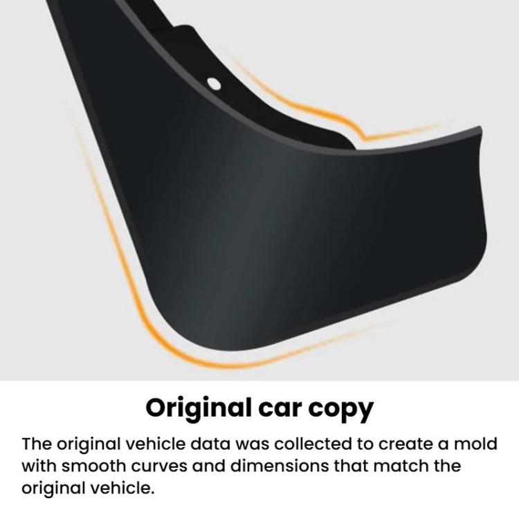 For Hyundai Kona 2023-2025 4pcs Car Tire Mudguard