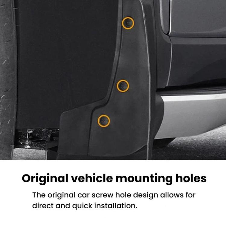 For Hyundai Kona 2023-2025 4pcs Car Tire Mudguard