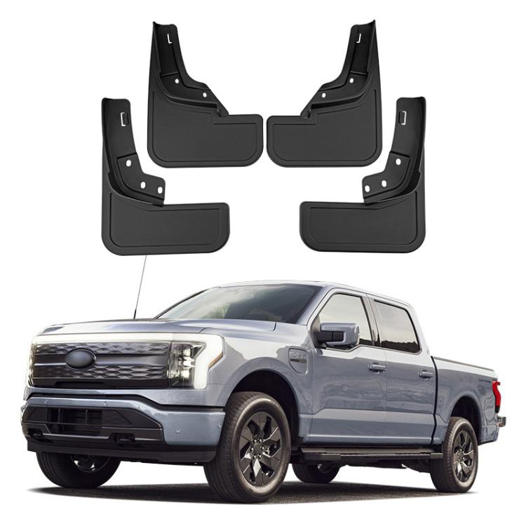 For Ford F-150 Lightning 2021-2024 4pcs Car Tire Mudguard