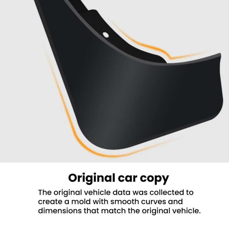 For MG HS 2025 4pcs Front Rear Car Tire Mudguards