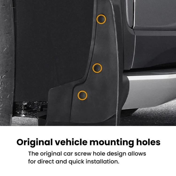 For MG HS 2025 4pcs Front Rear Car Tire Mudguards