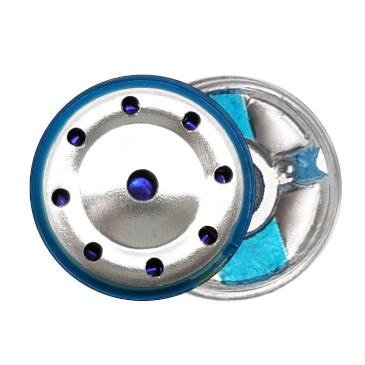 ZS0328 2pcs 10mm Unit Dual Chamber Multi-Layer Sputtered Violet Gold Diaphragm HIFI Headphone Speaker