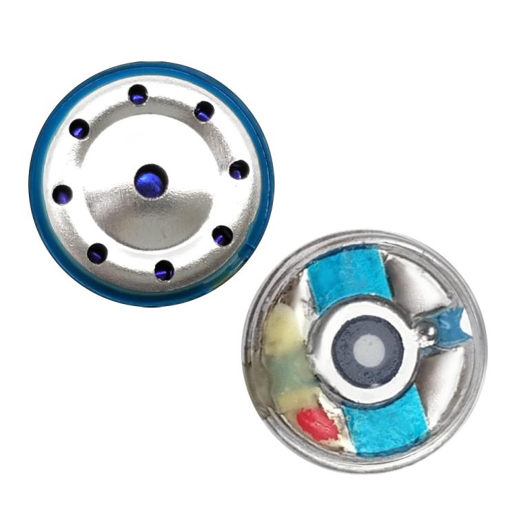ZS0328 2pcs 10mm Unit Dual Chamber Multi-Layer Sputtered Violet Gold Diaphragm HIFI Headphone Speaker