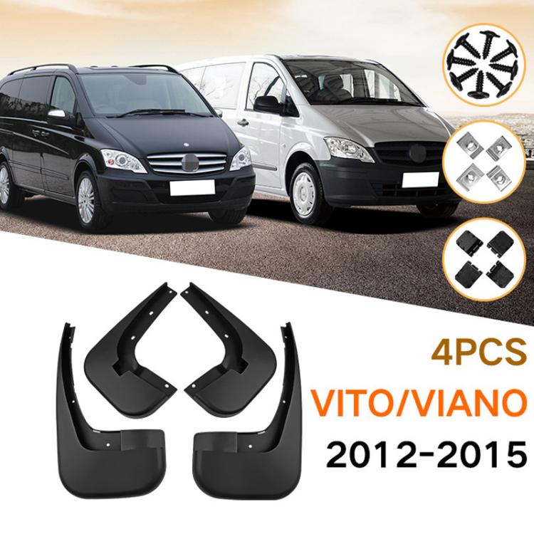 For Mercedes-Benz Viano / Vito 2012-2015 4pcs Car Tire Mudguard