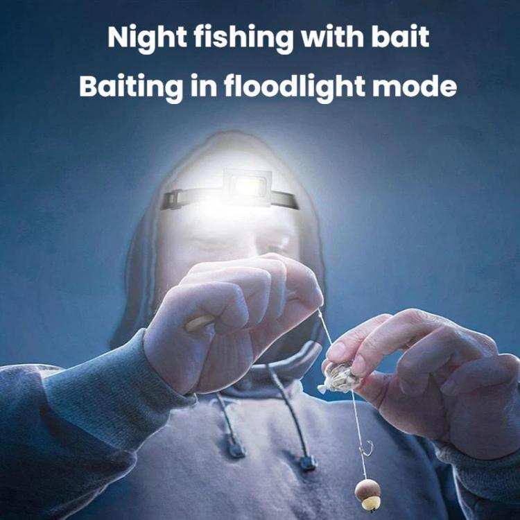 LED Multifunctional Magnetic Silicone Clothes Clip High-Intensity Headlamp