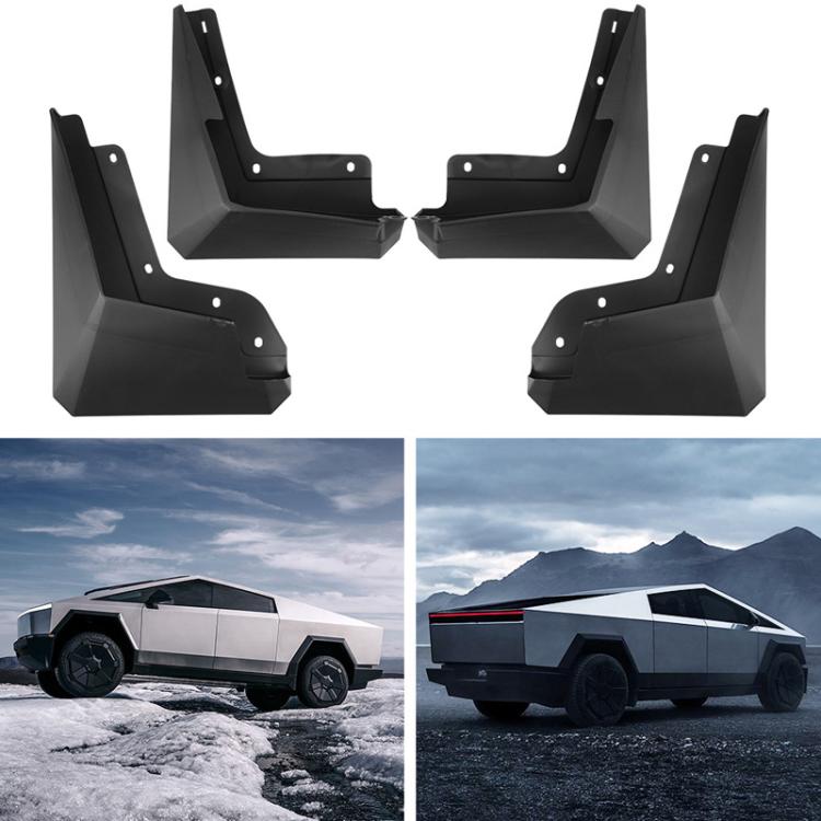 For Tesla Cybertruck 2024 4pcs Car Tire Mudguard