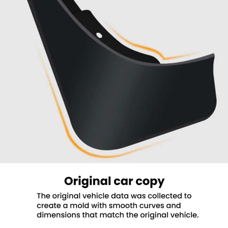 For Tesla Cybertruck 2024 4pcs Car Tire Mudguard