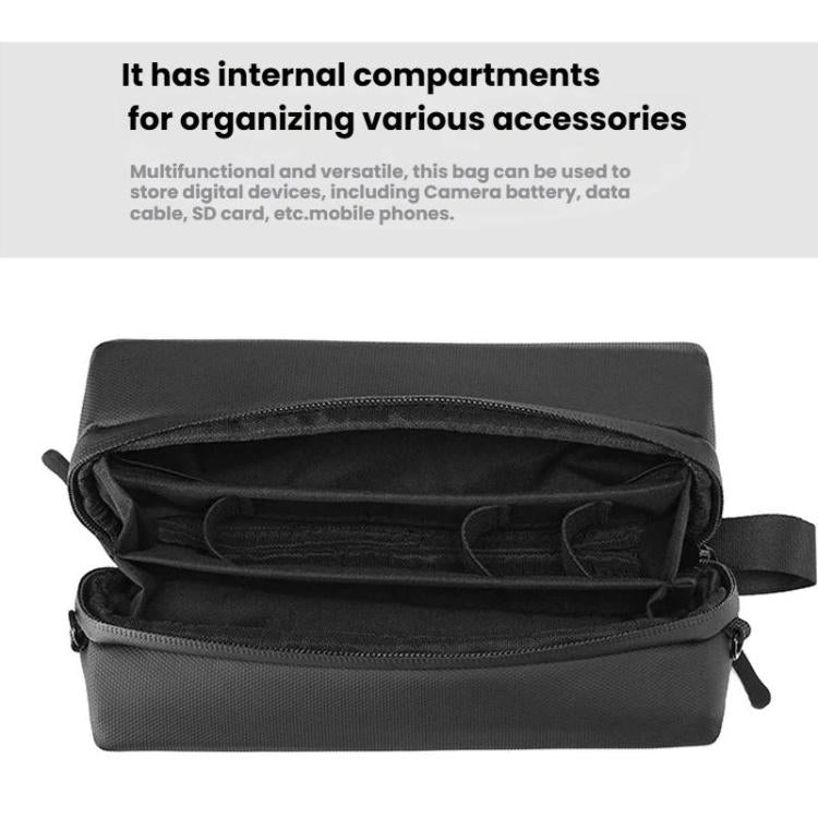 For DJI Osmo Nano Camera & Accessories Carrying Storage Pouch Portable Shoulder Sling Bag - Black