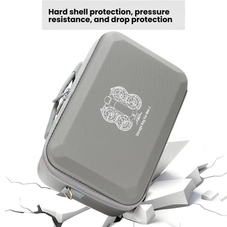 For DJI Neo 2 Fly More Combo Hard Shell Carrying Case Custom-Molded Sling Bag